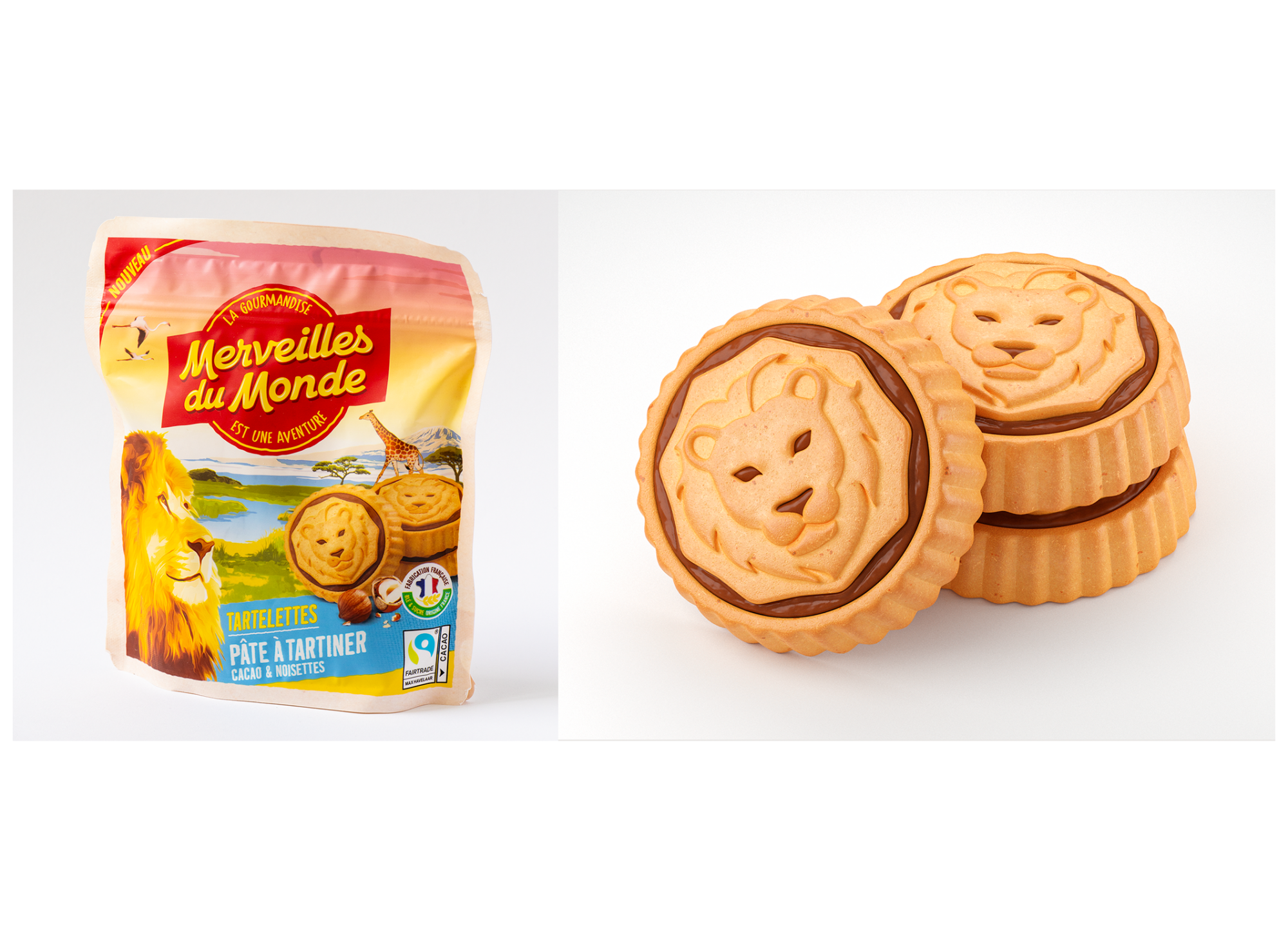 3D illustration in 3ds Max: Wonders of the World, chocolate tartlets