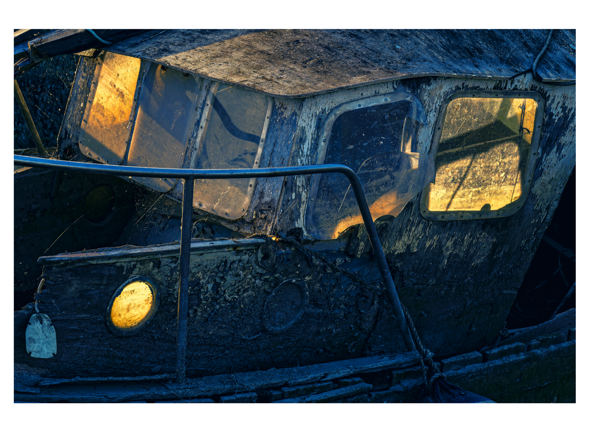 photography art print boat wreck cemetery
